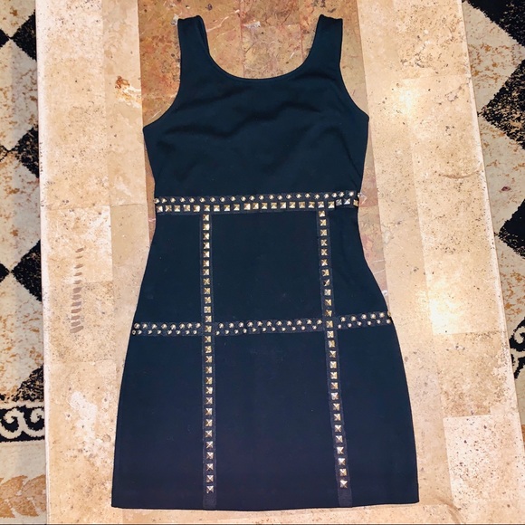 Candie's Dresses & Skirts - Women’s SZ M Candie’s Black Studded Tank Dress